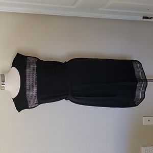 NWT Ann Taylor Dress Black sz Large Tall